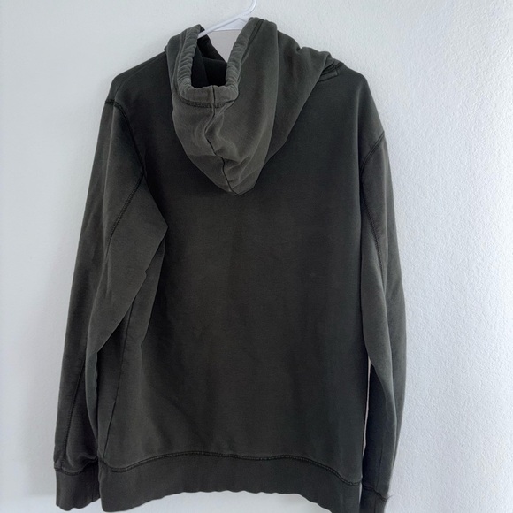 Calvin Klein Jeans Washed Monologo Hoodie Green - Picture 8 of 16